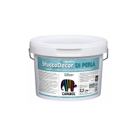 StuccoDecor Di Perla Silber - Masa de spaclu decorativa pentru interior, cu aspect metalic perlat